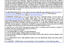 Free West Virginia Rental Lease Agreement Templates | Pdf inside Free Printable Lease Agreement Wv