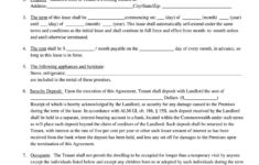 Ma Sample Rental Agreement Form - Fill Online, Printable, Fillable for 100 Free Printable Lease Agreement