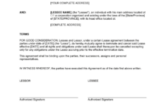 Mutual Cancellation Of Lease Template [Free Download] Word &amp; Pdf with Printable Mutual Lease Termination Agreement