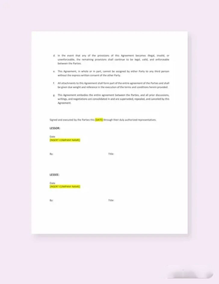 Printable Mutual Lease Termination Agreement