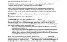 New York Rental Lease Agreement Template [2025 ] | Pdf & Doc within Rental Lease Agreement Free Printable Ny