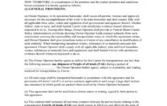 Owner Operator Lease Agreement ≡ Fill Out Printable Pdf Forms Online with regard to Printable Trucking Company Owner Operator Lease Agreement Form