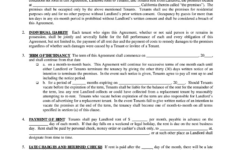 Residential Lease Agreement Form - Fill Online, Printable in General Lease Agreement Printable Free