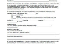 Standard Residential Rental Lease Agreement Forms, Instant in Free Printable Lease Agreement In Spanish Template