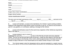 Vehicle Lease To Own Agreement Template | Airslate Signnow intended for Generic Vehicle Lease Agreement Printable